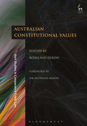 Australian Constitutional Values de Rosalind Dixon