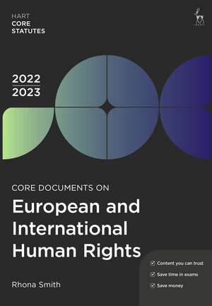 Core Documents on European & International Human Rights 2022-23 de Rhona Smith