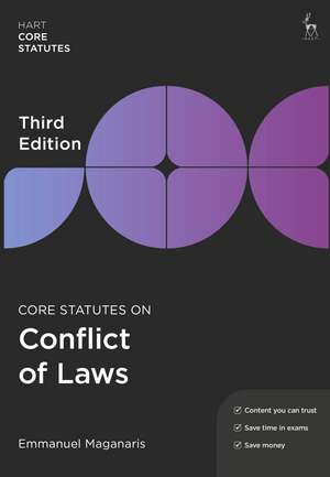 Core Statutes on Conflict of Laws de Emmanuel Maganaris