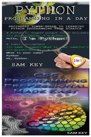 Python Programming in a Day & CSS Programming Professional Made Easy de Sam Key