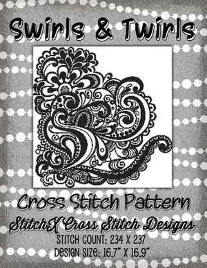 Swirls and Twirls Cross Stitch Pattern de Tracy Warrington