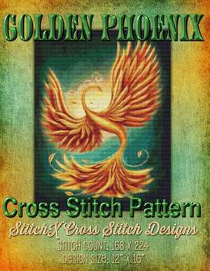 Golden Phoenix Cross Stitch Pattern de Tracy Warrington