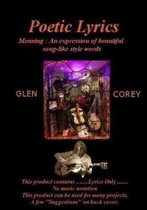 Poetic Lyrics de Glen Corey Jl