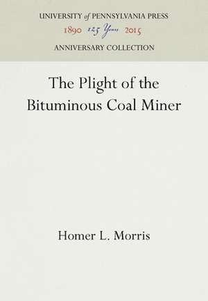 The Plight of the Bituminous Coal Miner de Homer L. Morris