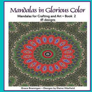 Mandalas in Glorious Color Book 2 de Grace Brannigan