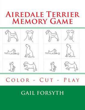 Airedale Terrier Memory Game de Gail Forsyth