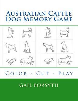 Australian Cattle Dog Memory Game de Gail Forsyth