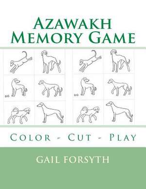 Azawakh Memory Game de Gail Forsyth