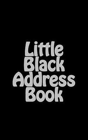 Little Black Address Book de Maisy Millard