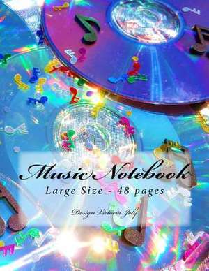 Music Notebook Large Size 48 Pages de Victoria Joly