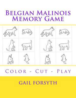 Belgian Malinois Memory Game de Gail Forsyth