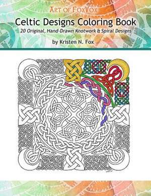 Celtic Designs Coloring Book de Kristen N. Fox