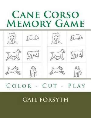 Cane Corso Memory Game de Gail Forsyth