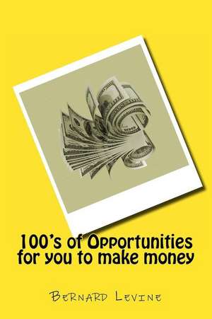 100's of Opportunities for You to Make Money de Bernard Levine