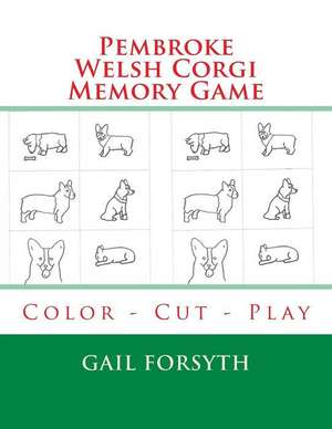 Pembroke Welsh Corgi Memory Game de Gail Forsyth