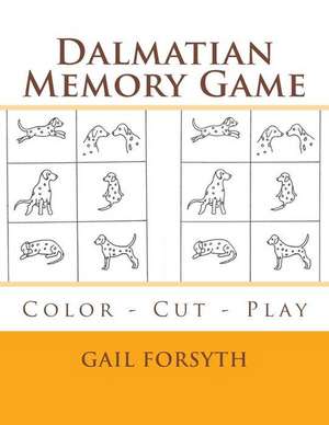 Dalmatian Memory Game de Gail Forsyth