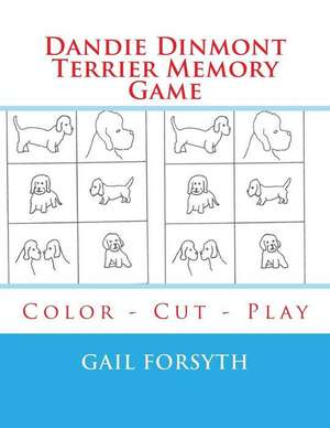 Dandie Dinmont Terrier Memory Game de Gail Forsyth