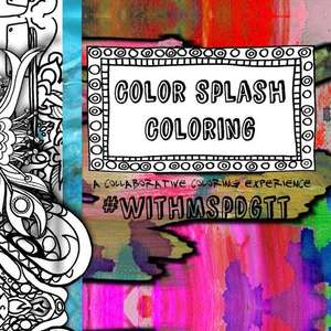 Color Splash Coloring de Maria Padgett