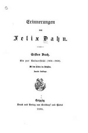 Erinnerungen de Felix Dahn