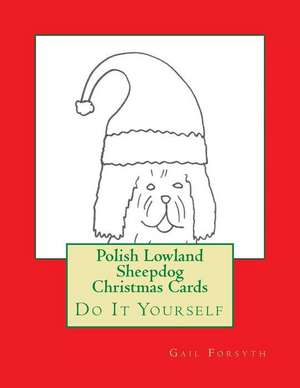 Polish Lowland Sheepdog Christmas Cards de Gail Forsyth