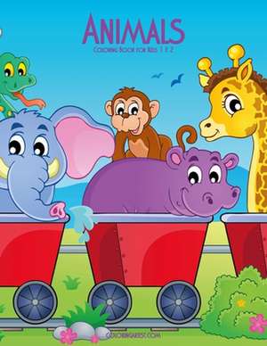 Animals Coloring Book for Kids 1 & 2 de Nick Snels