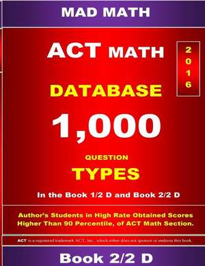 ACT Math Database 2-2 D de John Su