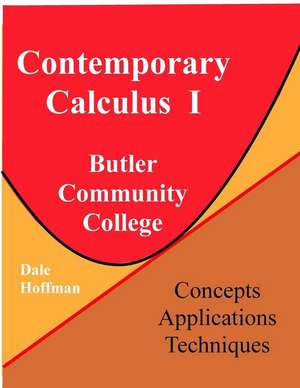 Contemporary Calculus I: Butler Community College de Dale Hoffman