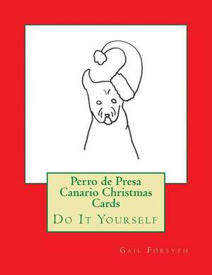 Perro de Presa Canario Christmas Cards de Gail Forsyth