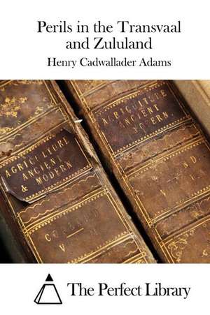 Perils in the Transvaal and Zululand de Henry Cadwallader Adams