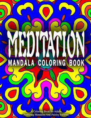 Meditation Mandala Coloring Book - Vol.9 de Women Coloring Books for Adults