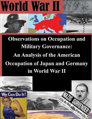 Observations on Occupation and Military Governance de Naval War College