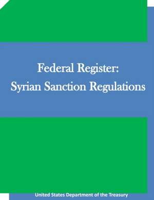 Federal Register de United States Department of the Treasury