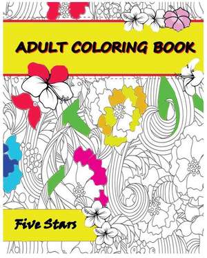 Adult Coloring Book de Stars, Five