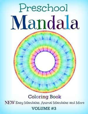 Preschool Mandala de Blue Mountain Coloring Books for Kids