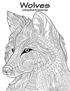 Wolves Coloring Book for Grown-Ups 1 de Nick Snels