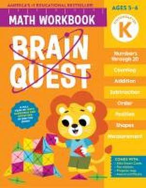 Brain Quest Math Workbook: Kindergarten de Workman Publishing