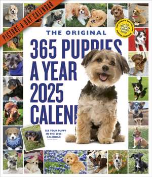 365 Puppies-A-Year Picture-A-Day(r) Wall Calendar 2025 de Workman Calendars