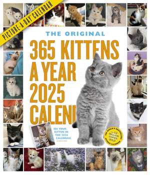 365 Kittens-A-Year Picture-A-Day(r) Wall Calendar 2025 de Workman Calendars