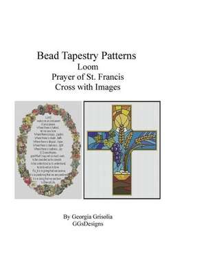 Bead Tapestry Patterns Loom Prayer of St. Francis and Cross with Images de Georgia Grisolia