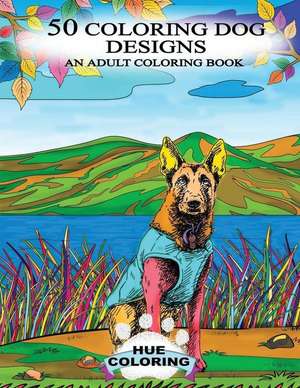 50 Coloring Dog Designs de Emily Barret