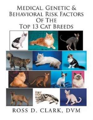 Medical, Genetic & Behavioral Risk Factors of the Top 13 Cat Breeds de Ross Clark