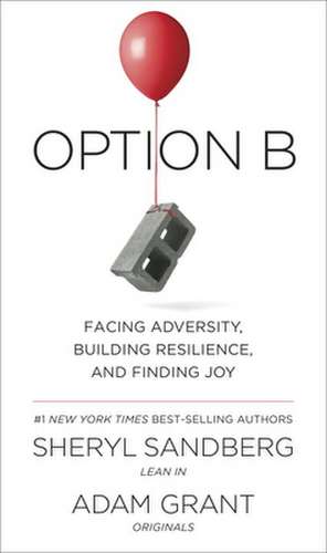 Option B: Facing Adversity, Building Resilience, and Finding Joy de Sheryl Sandberg