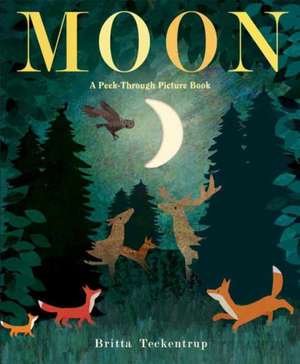 Moon: A Peek-Through Picture Book de Britta Teckentrup