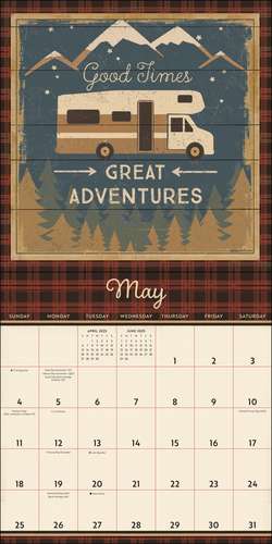 Happy Campers 2025 Wall Calendar de Mr. Dan DiPaolo