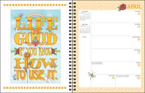 Mary Engelbreit's Mary's Mottos 12-Month 2025 Monthly/Weekly Planner Calendar de Mary Engelbreit