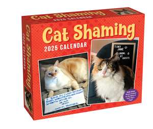 Cat Shaming 2025 Day-to-Day Calendar de Pedro Andrade