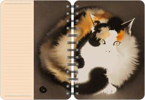 The Artful Cat 2025 Weekly Planner Calendar: Brush and Ink Watercolor Paintings by Endre Penovác de Endre Penovác