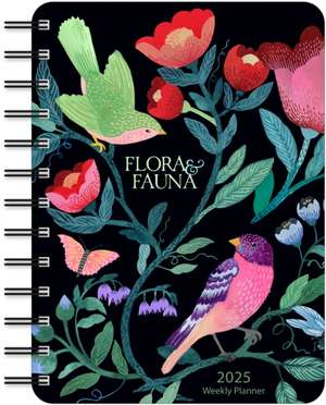 Flora & Fauna by Malin Gyllensvaan 2025 Weekly Planner Calendar de Malin Gyllensvaan