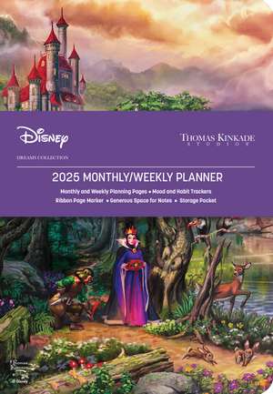 Disney Dreams Collection by Thomas Kinkade Studios 12-Month 2025 Monthly/Weekly Planner Calendar: The Evil Queen de Thomas Kinkade Studios