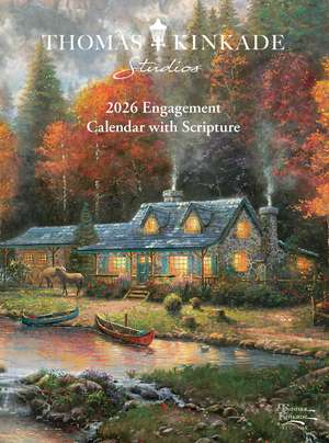 Thomas Kinkade Studios 2026 Monthly/Weekly Engagement Calendar with Scripture de Thomas Kinkade